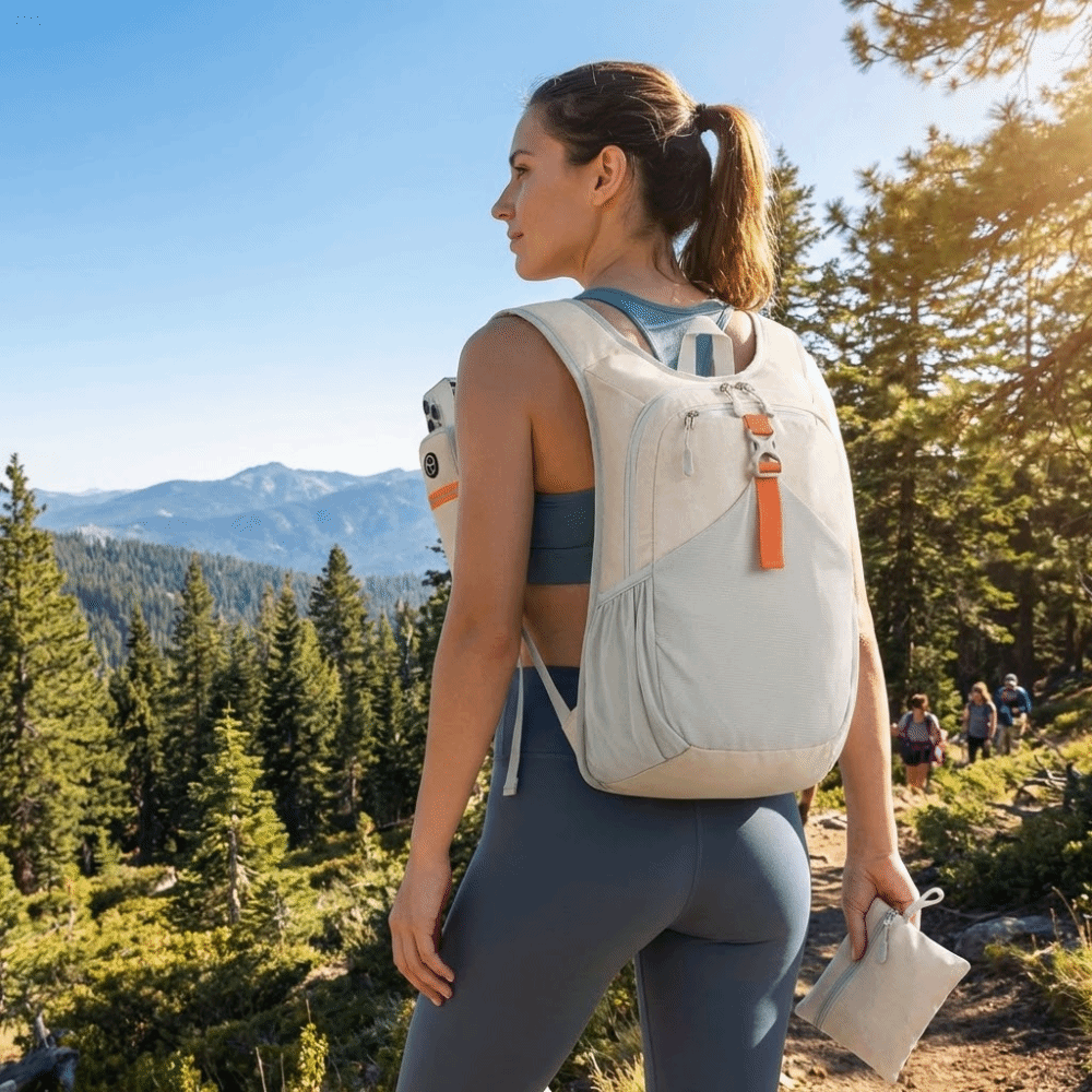 Foldable Backpack Small - 15L Yürüyüş Sırt Çantası Katlanabilir Hafif