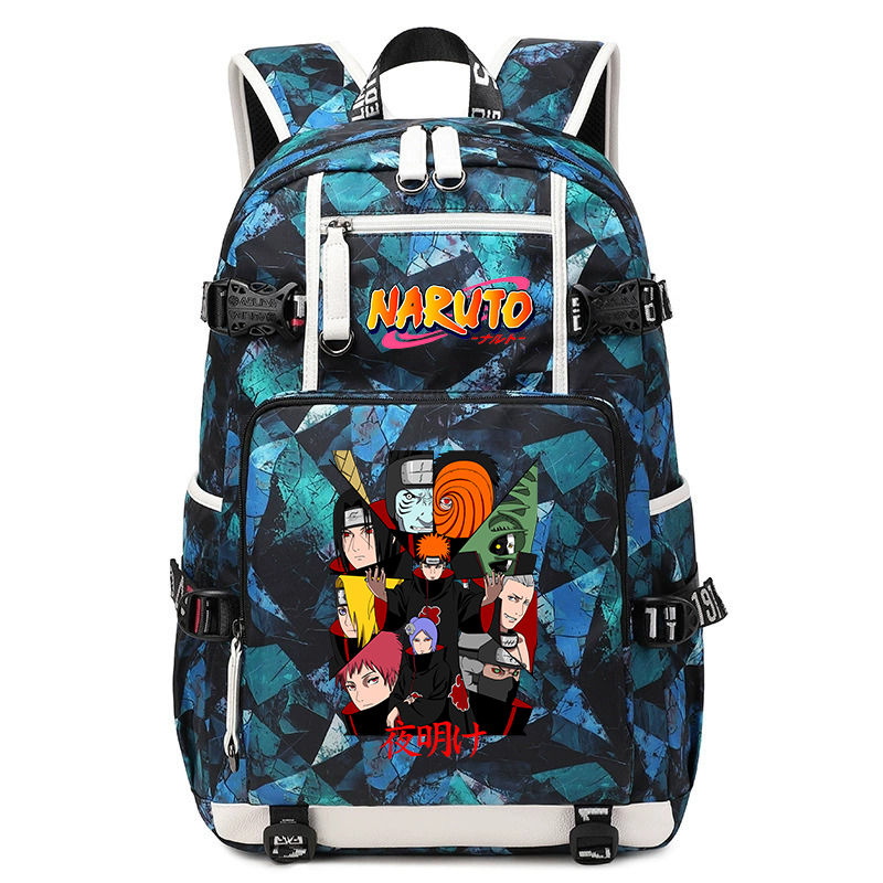 School Backpack Teen - Naruto Anime Baskılı Geniş Hacimli Öğrenci