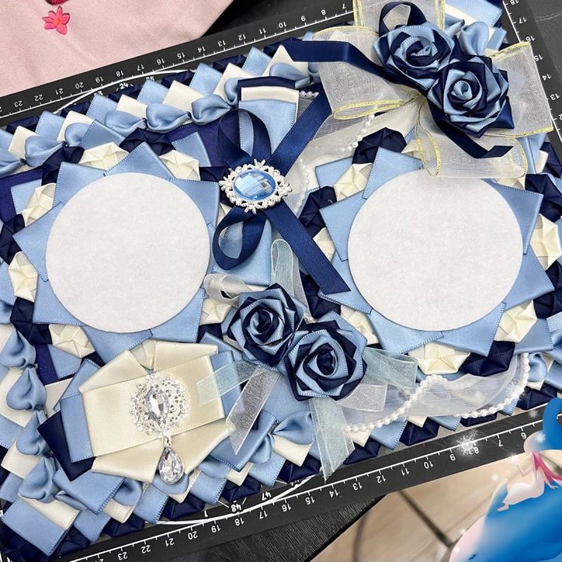 Backpack Insert Organizer - Kurdele Dantel El Yapımı Çiçek Dolgulu