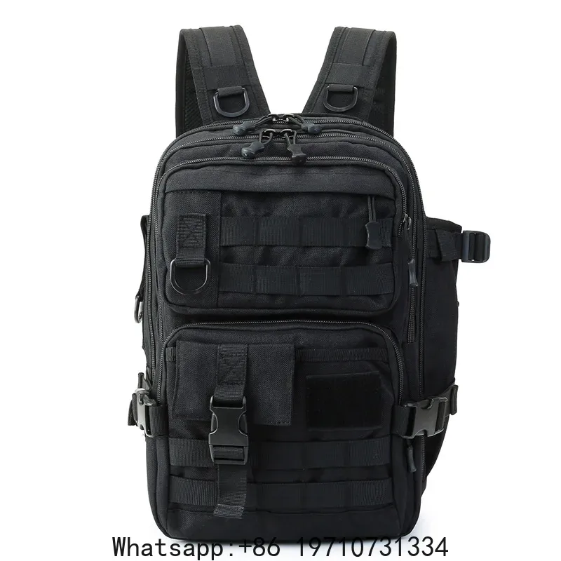 Sling Backpack Shoulder - 1000D Su Geçirmez Sırt Çantası Olta