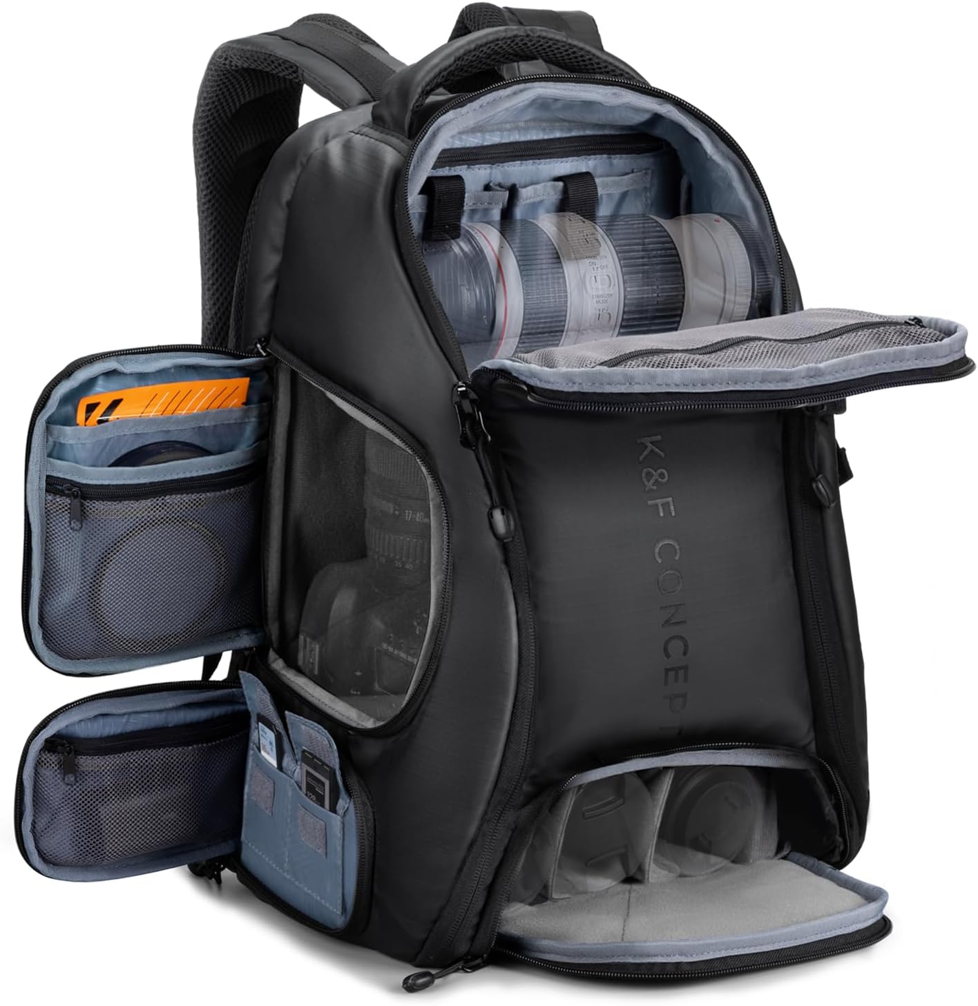 Rain Cover Backpack - K&F CONCEPT Kamera Sırt Çantası, 25L