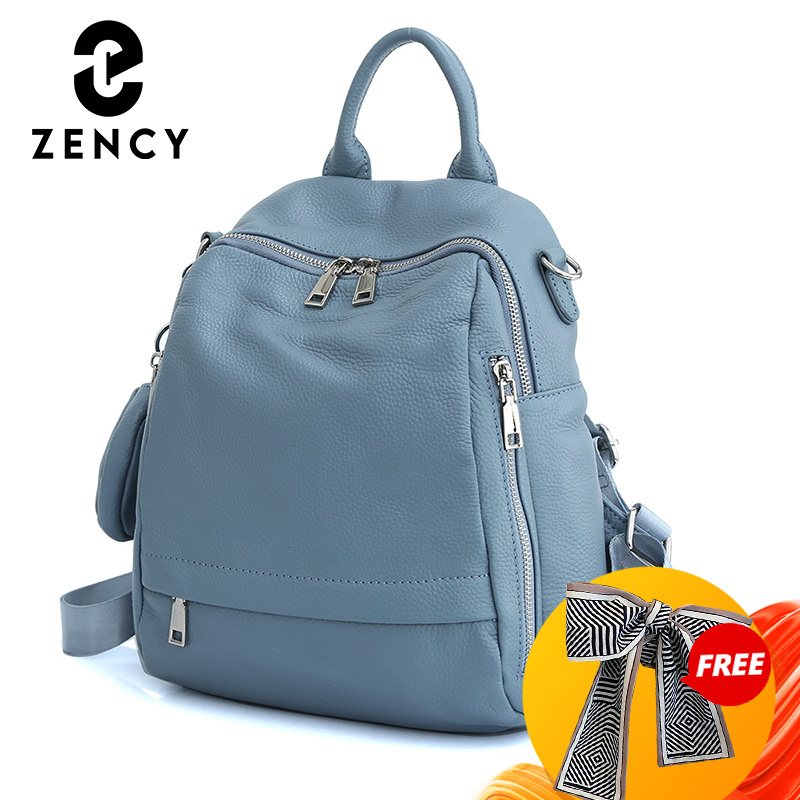 Fashion Backpack Women - Zency Kadın Hakiki Deri Sırt Çantası