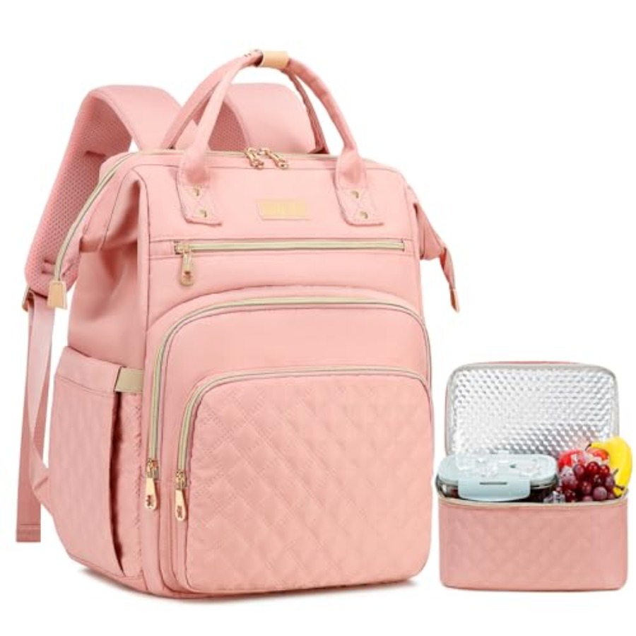 Laptop Backpack 15.6 - Kadınlar için Öğle Yemeği Sırt Çantası,