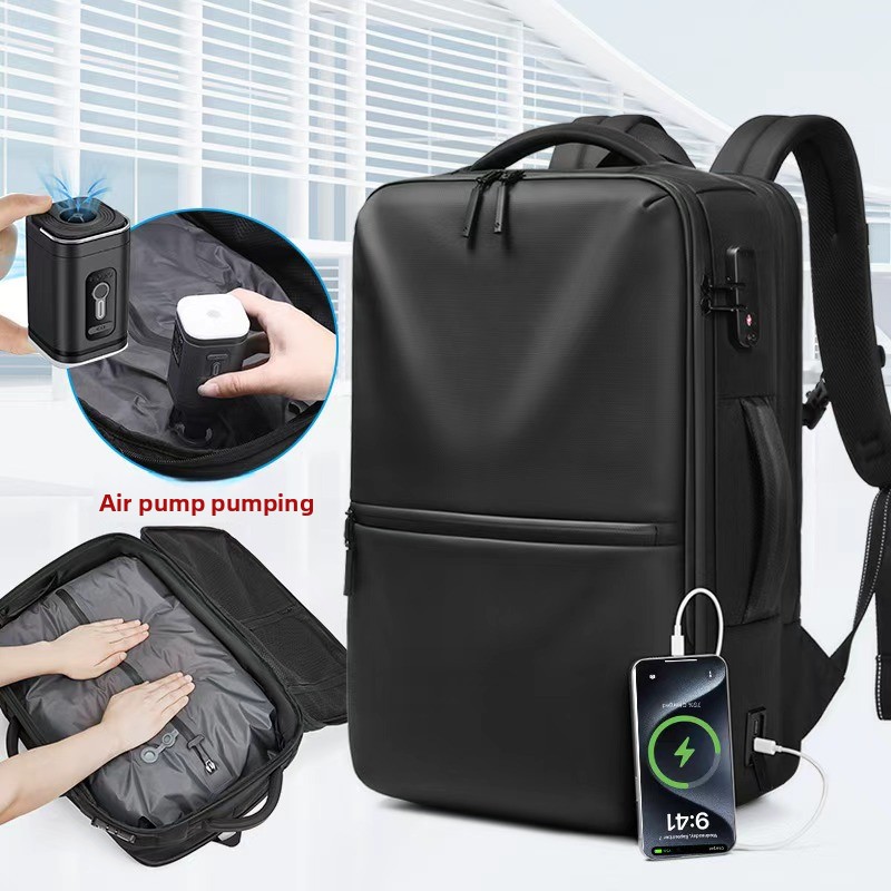 Business Backpack Brief - Su Geçirmez Genişletilebilir Seyahat Sırt Çantası