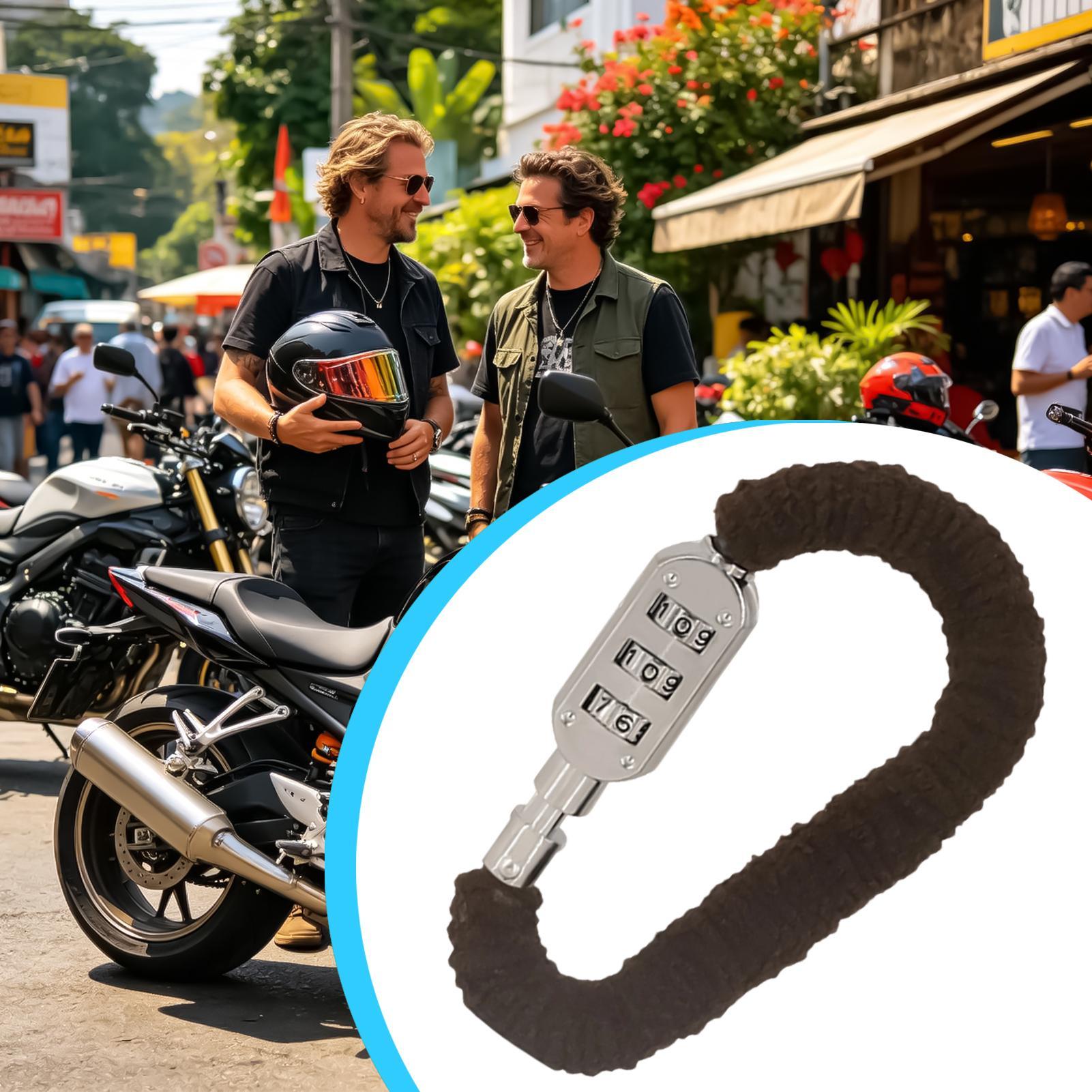 Travel Backpack Anti Theft - Kombinasyon Kask Kilidi Motosiklet 3 Haneli