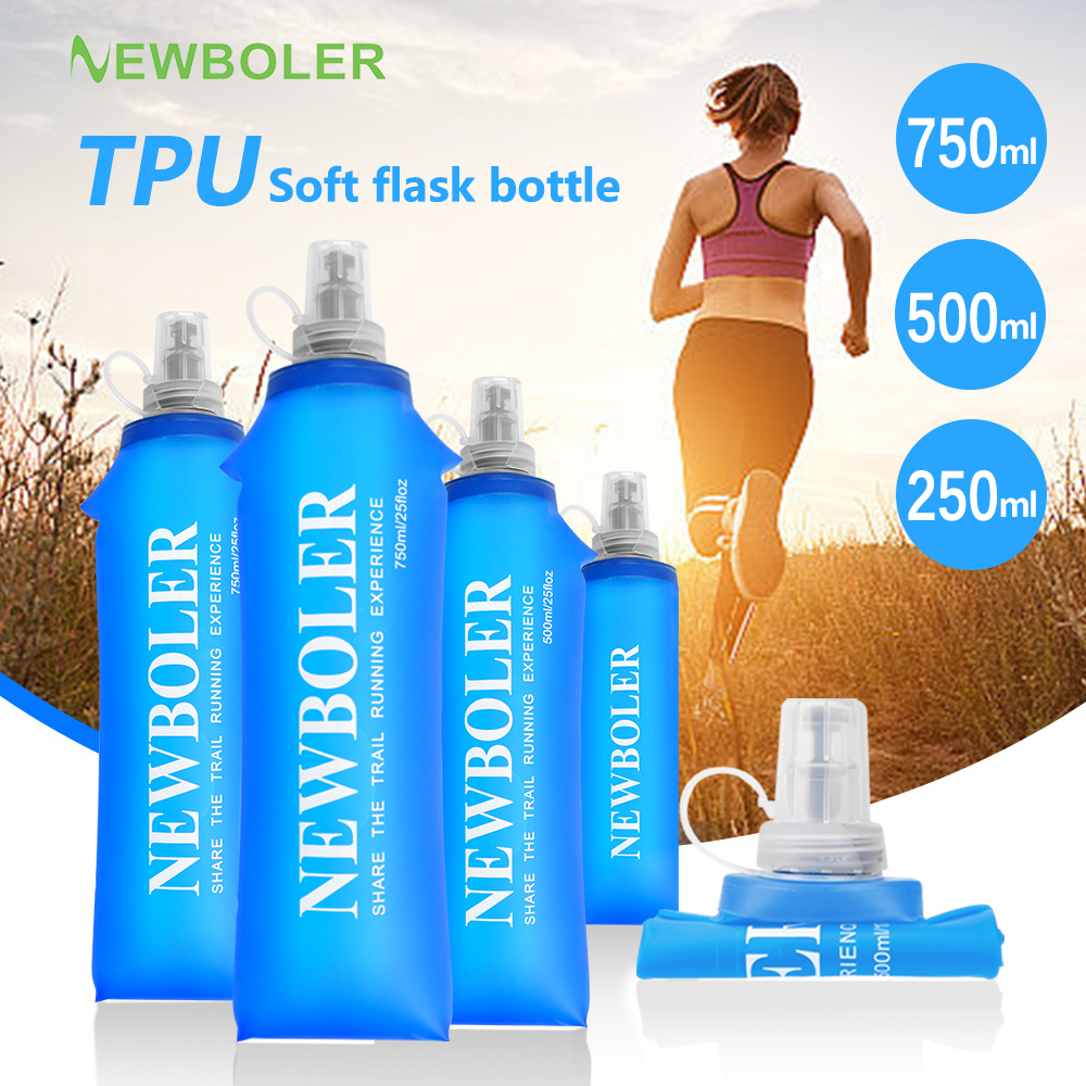 Hydration Pack Outdoor - 750ML su şişesi TPU katlanır yumuşak