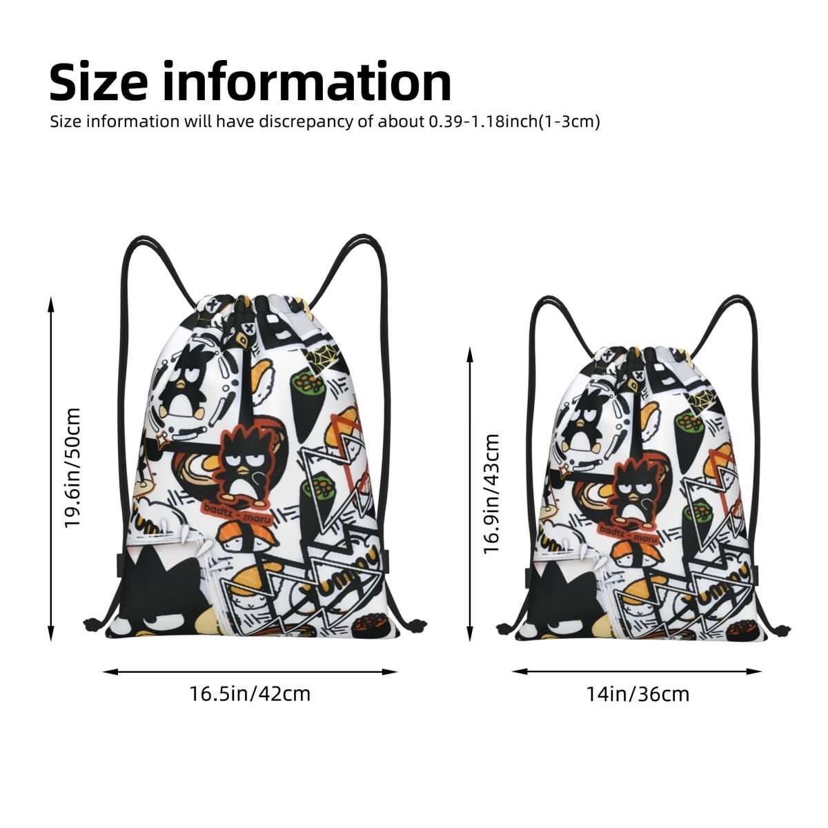 Sevimli Karikatür Penguen Bad  - Drawstring Gym Bag incelemesi ve fiyatı