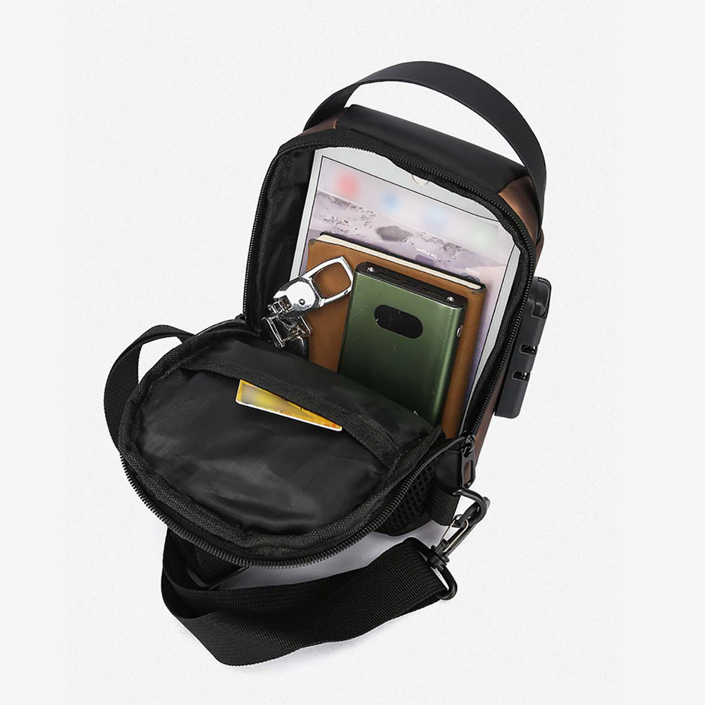 Erkekler için USB Şarj Portlu  - Sling Backpack Shoulder incelemesi ve fiyatı