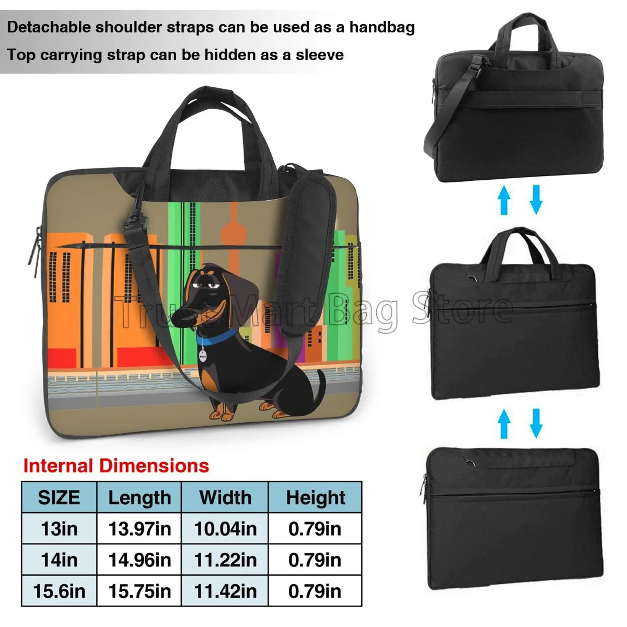 Sevimli Dachshund baskı dizüst - Laptop Backpack 15.6 incelemesi ve fiyatı