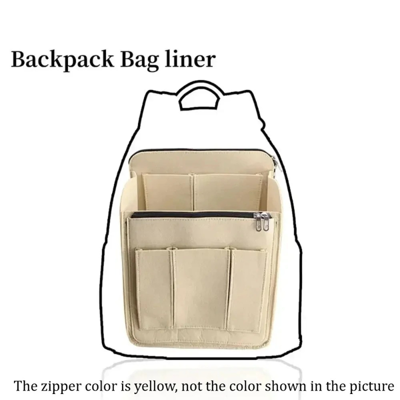 Makyaj Organizatörü Keçe Eklem - Backpack Insert Organizer incelemesi ve fiyatı
