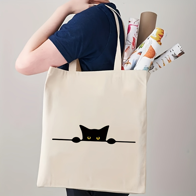 Doğrusal Kedi Baskı Desenli Mo - Canvas Backpack Casual incelemesi ve fiyatı