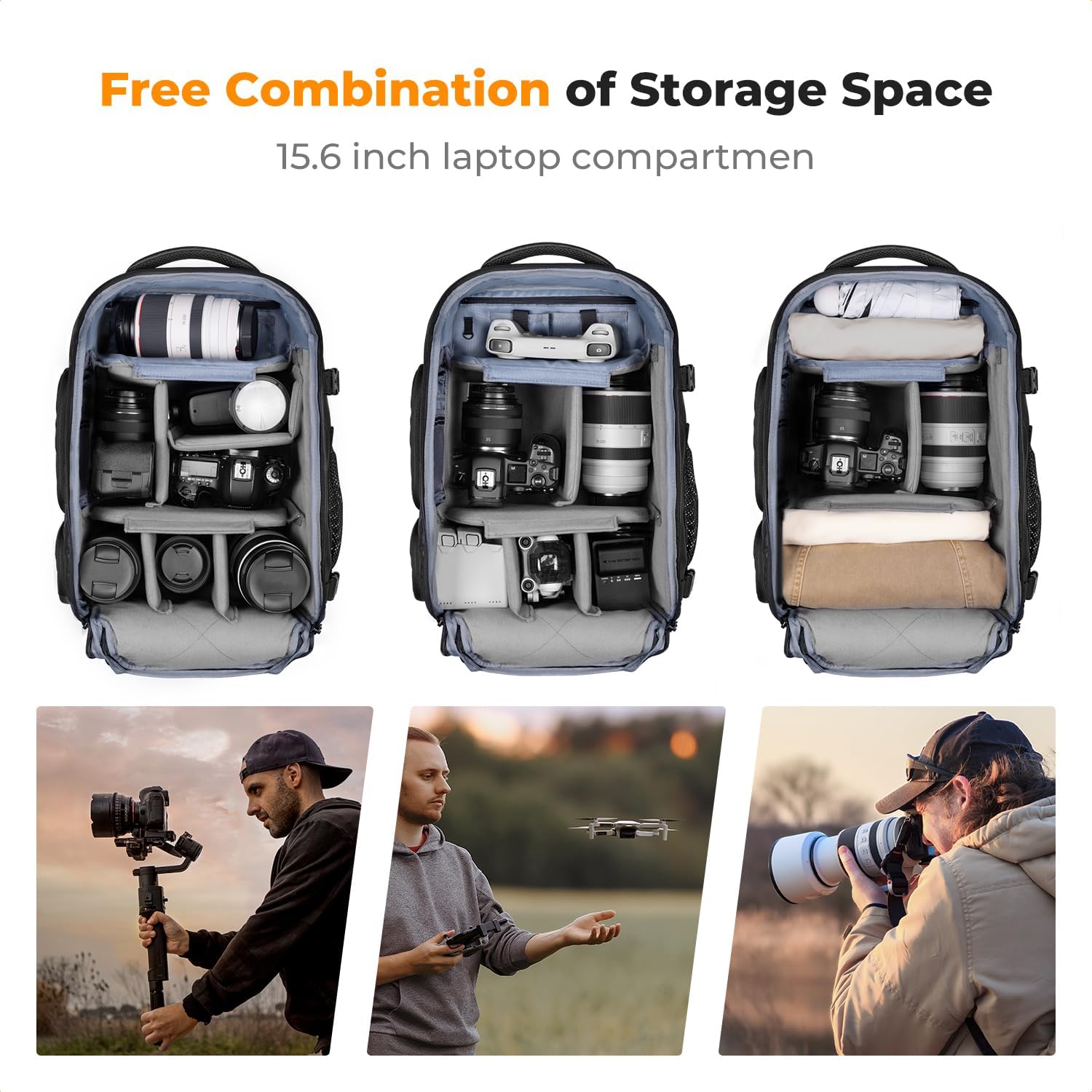 K&F CONCEPT Kamera Sırt Çantas - Rain Cover Backpack incelemesi ve fiyatı