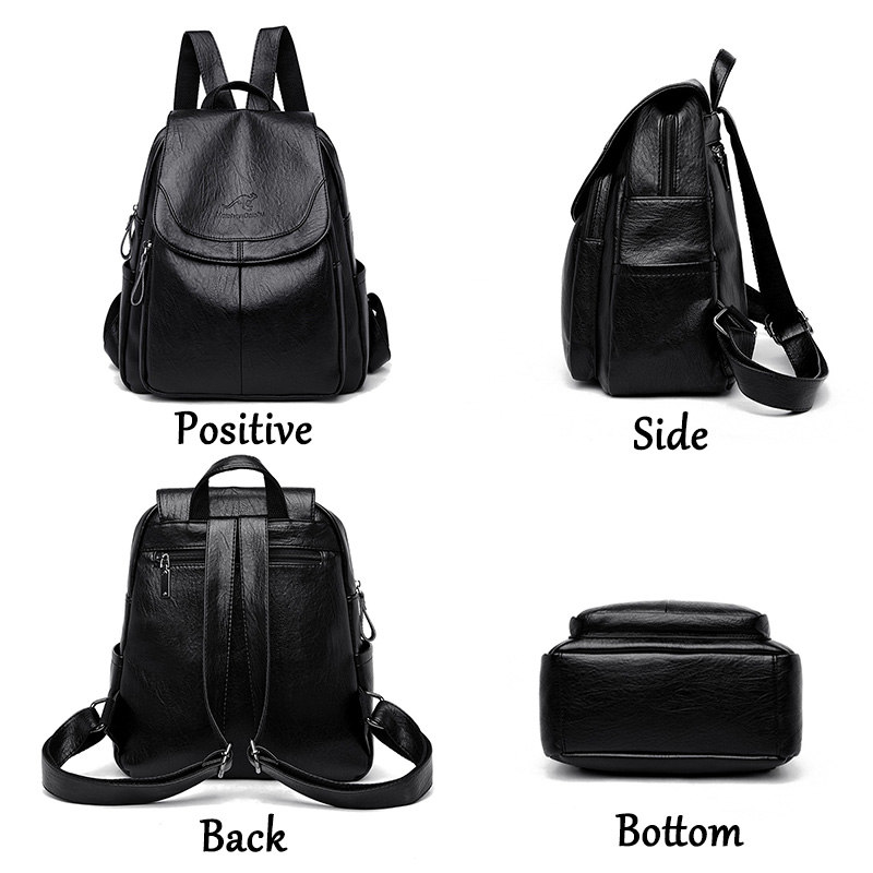 9 renk Kadın Yumuşak Deri Sırt - Leather Backpack Vintage incelemesi ve fiyatı