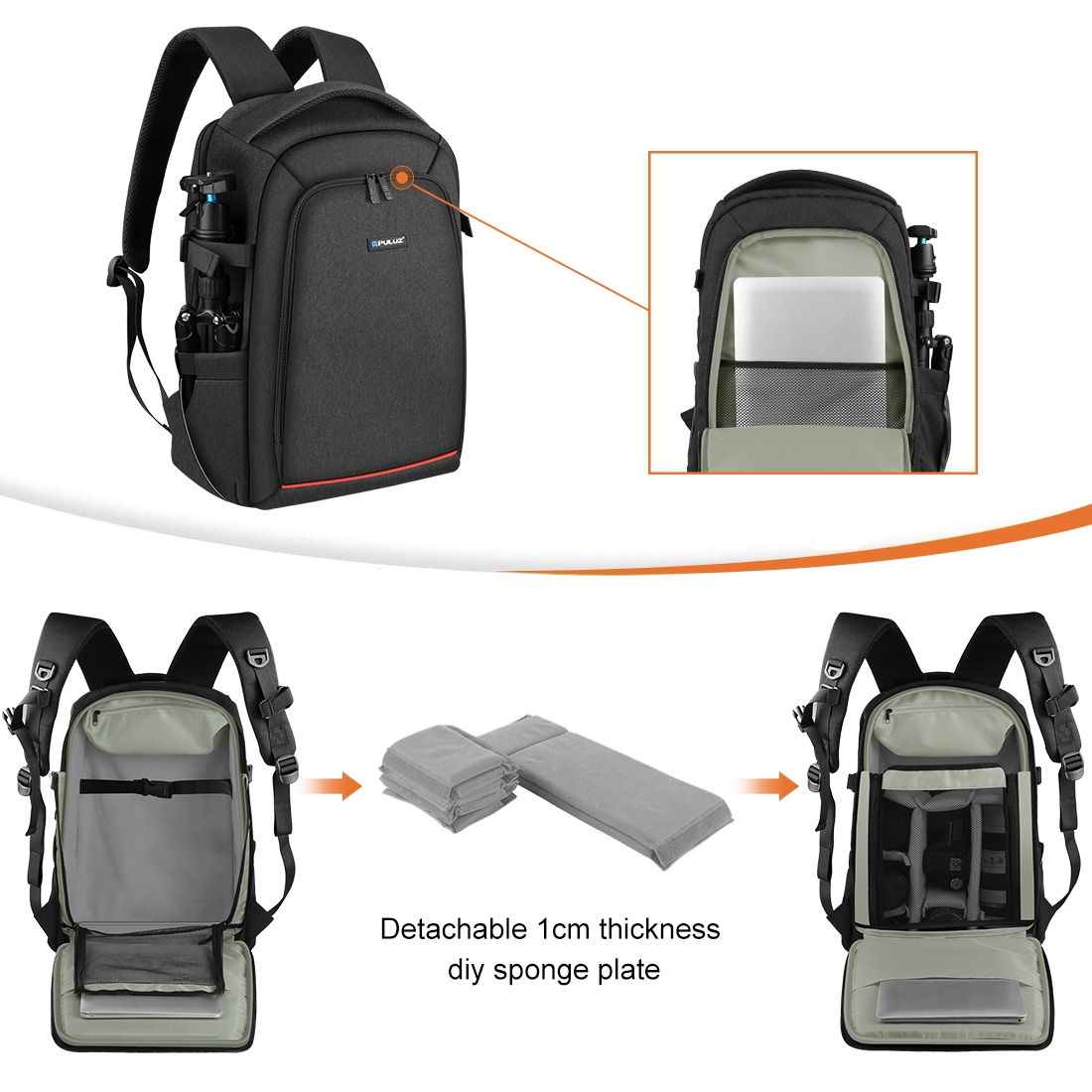 PULUZ Açık Taşınabilir Su Geçi - Rain Cover Backpack incelemesi ve fiyatı