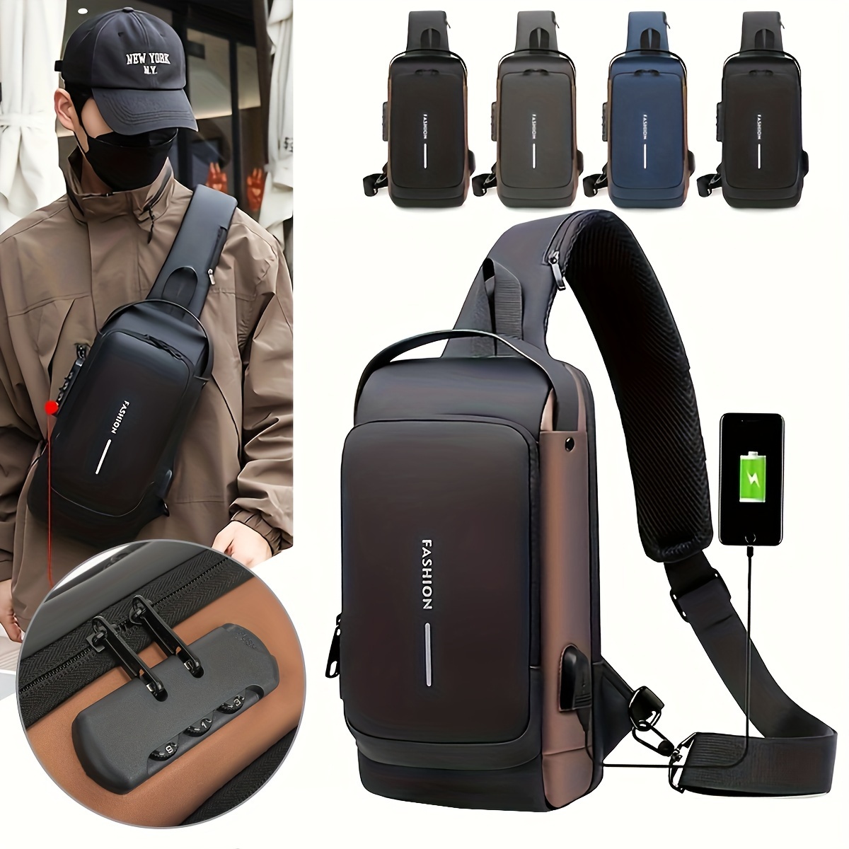 Şifre Kilidi Anti-Hırsızlık er - Travel Backpack Anti Theft incelemesi ve fiyatı