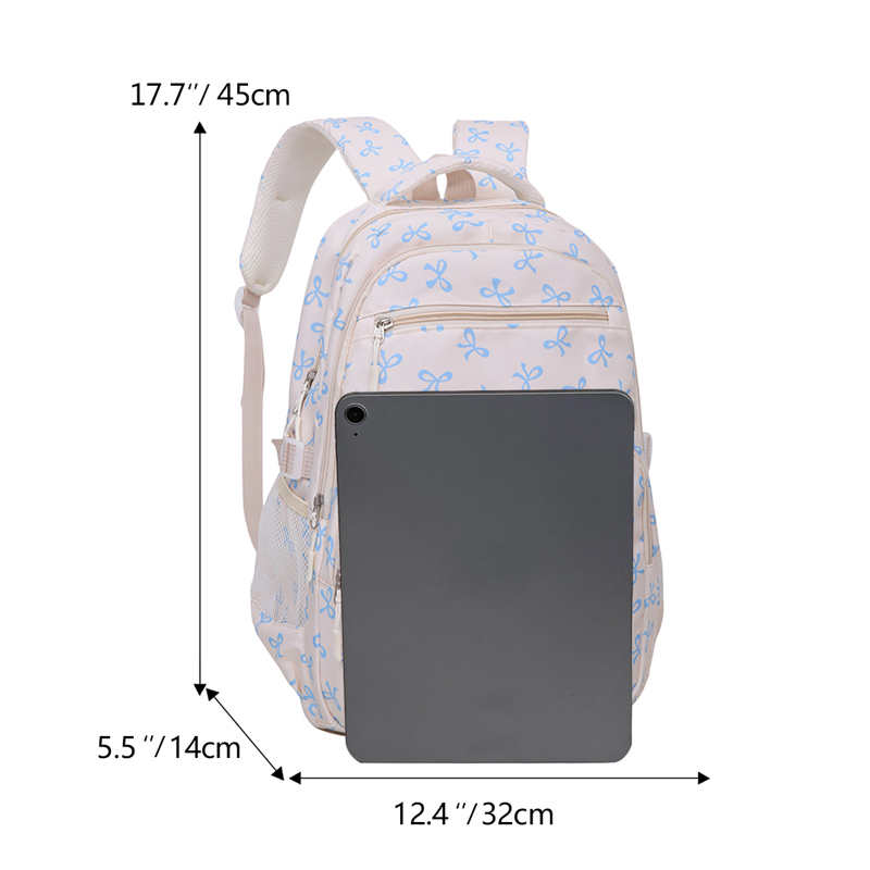 3 Parçalı Sevimli Fiyonk Baskı - Sling Backpack Shoulder incelemesi ve fiyatı
