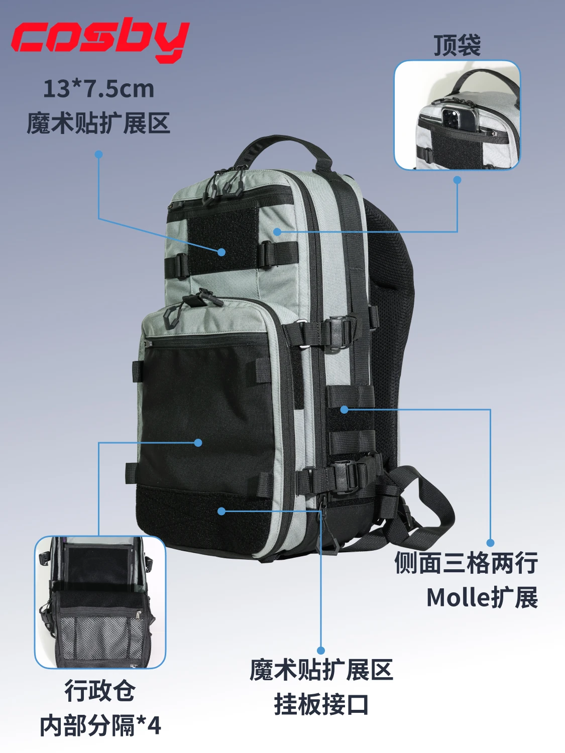 COSBY Asit Yağmuru Fonksiyonel - Urban Backpack Tactical incelemesi ve fiyatı