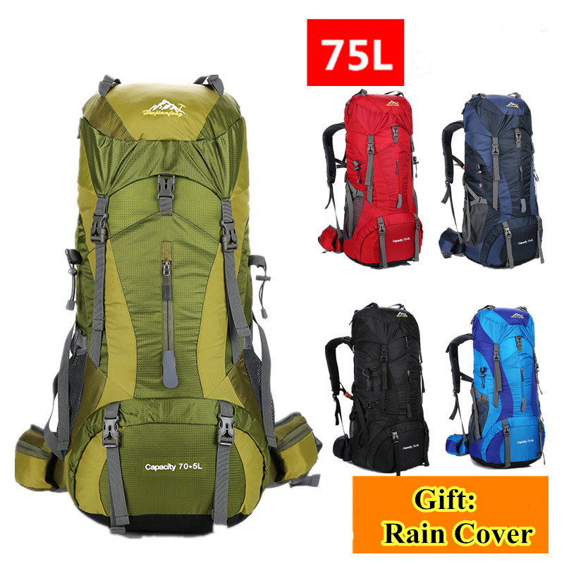 75L Erkekler Kadınlar Açık Yür - Rain Cover Backpack incelemesi ve fiyatı