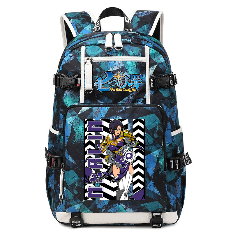 Yedi Ölümcül Günah Anime Baskı - School Backpack Teen incelemesi ve fiyatı