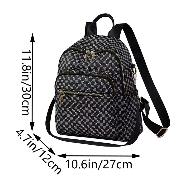 Şık Vintage Geometrik Desenli  - Fashion Backpack Women incelemesi ve fiyatı