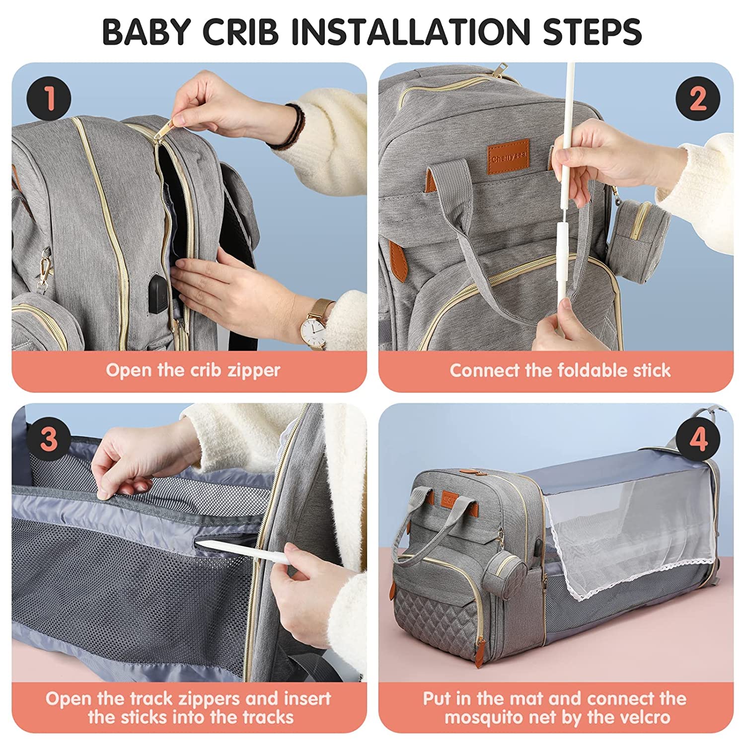 3'ü 1 Arada Bebek Bezi Çantası - Backpack Diaper Bag incelemesi ve fiyatı