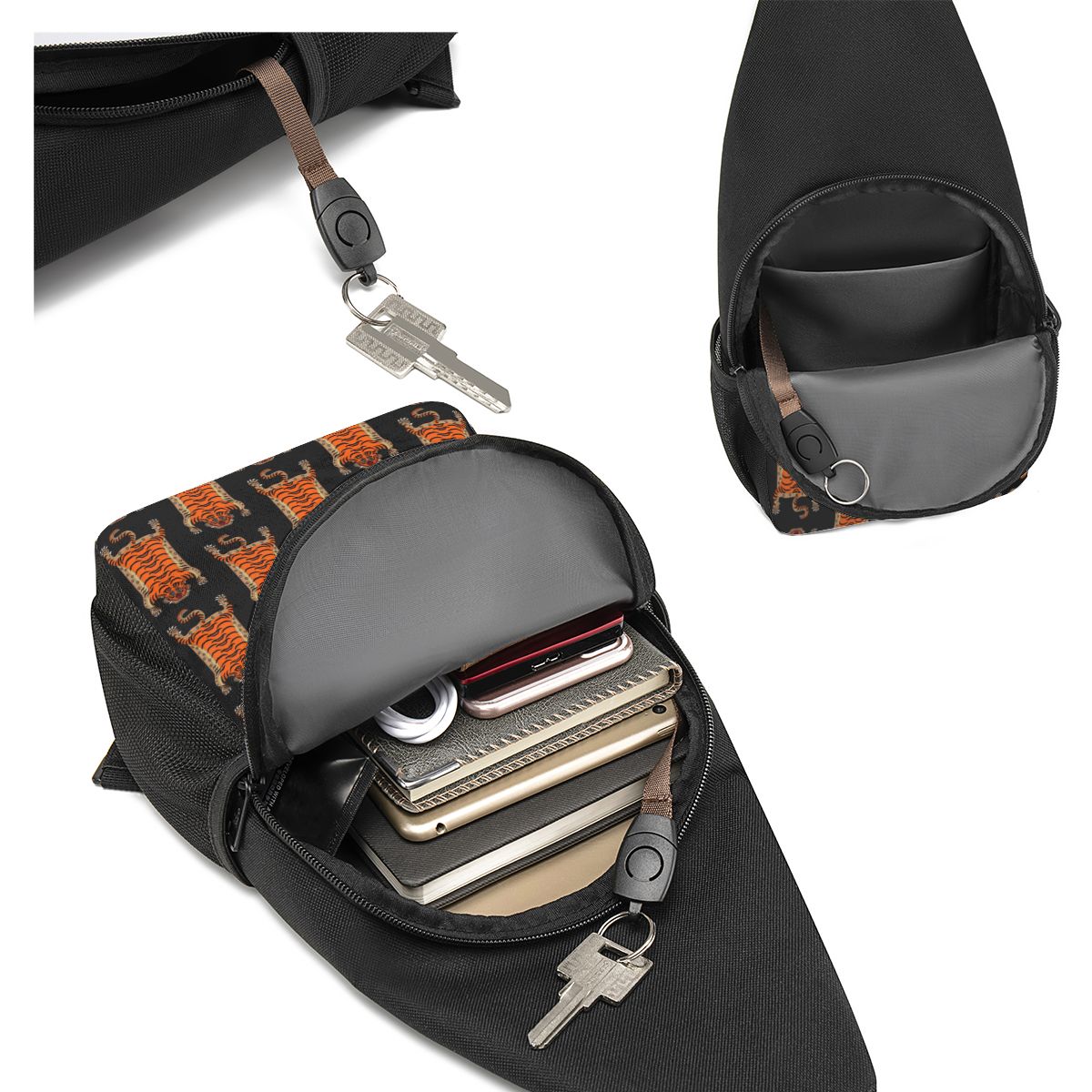 Tibet Kaplanı Halı Göğüs Çanta - Sling Backpack Shoulder incelemesi ve fiyatı