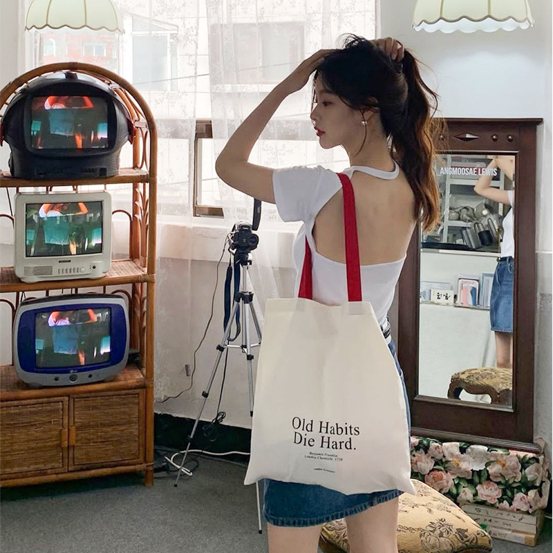 Basit Harfli Büyük Kapasiteli  - Canvas Backpack Casual incelemesi ve fiyatı
