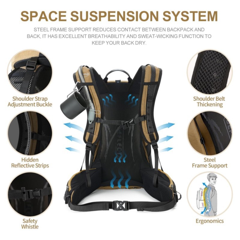 Büyük Su Geçirmez, Yırtılmaya  - Hiking Backpack Waterproof incelemesi ve fiyatı