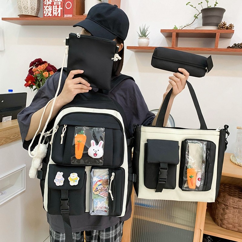 4 adet setleri çocuk okul sırt - School Backpack Teen incelemesi ve fiyatı