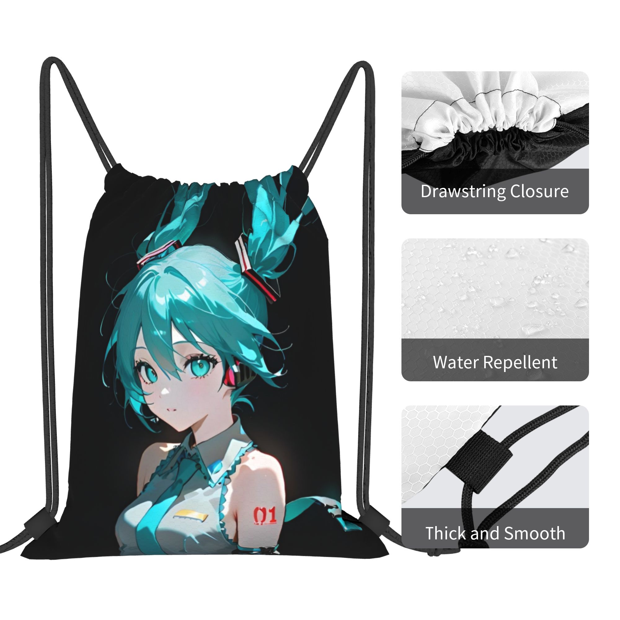 H-Hatsunes Mikus Çantası İpli  - Drawstring Gym Bag incelemesi ve fiyatı